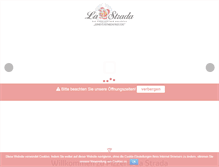 Tablet Screenshot of pizza-la-strada.de